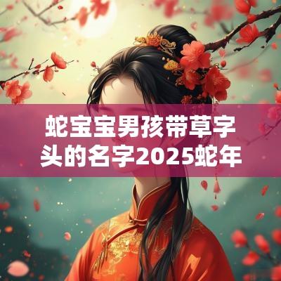 蛇宝宝男孩带草字头的名字2025蛇年男宝宝起名带草字头