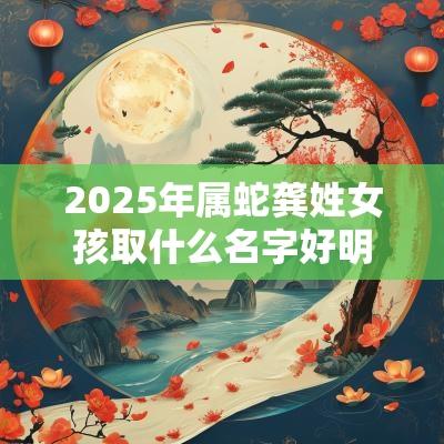 2025年属蛇龚姓女孩取什么名字好明艳端庄的女宝宝起名