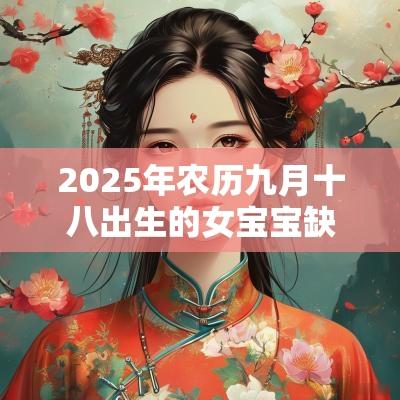 2025年农历九月十八出生的女宝宝缺火取名高分名字建议