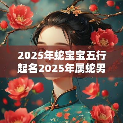 2025年蛇宝宝五行起名2025年属蛇男孩最吉利的名字