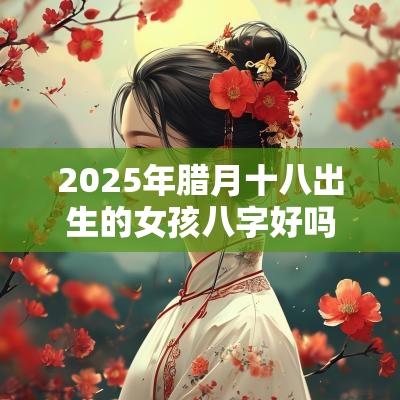 2025年腊月十八出生的女孩八字好吗五行缺火好听的名字
