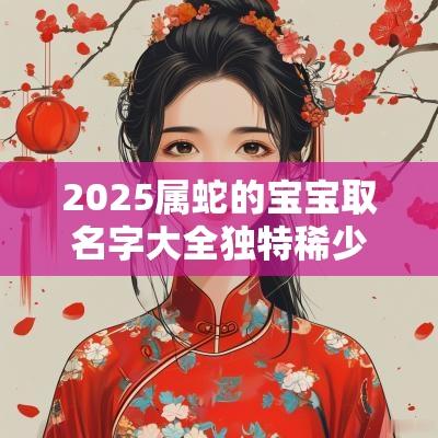 2025属蛇的宝宝取名字大全独特稀少又好听的女生名字