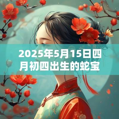 2025年5月15日四月初四出生的蛇宝宝命苦吗怎么起名