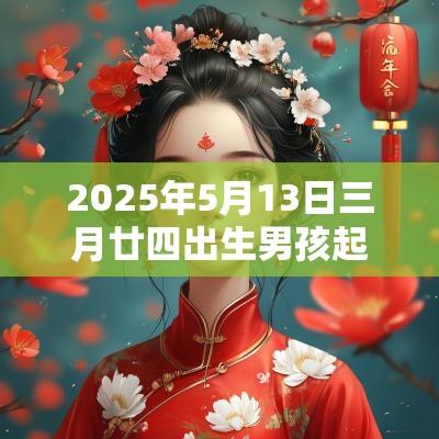 2025年5月13日三月廿四出生男孩起名朗朗上口的名字