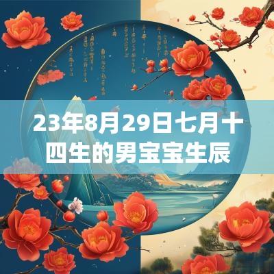 23年8月29日七月十四生的男宝宝生辰八字缺_宝宝名字