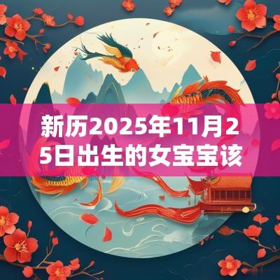 新历2025年11月25日出生的女宝宝该如何取名迷人一点