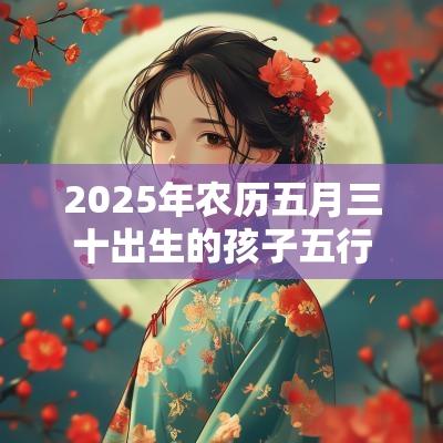 2025年农历五月三十出生的孩子五行取名打分最佳宜用字