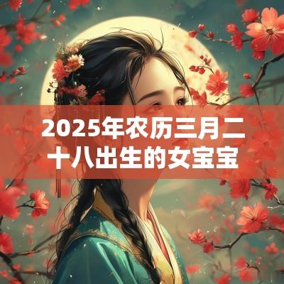 2025年农历三月二十八出生的女宝宝缺什么取名如何补火