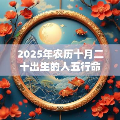 2025年农历十月二十出生的人五行命理属性如何取名旺运