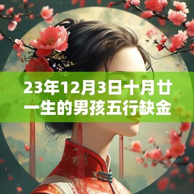 23年12月3日十月廿一生的男孩五行缺金火今日取名宝典