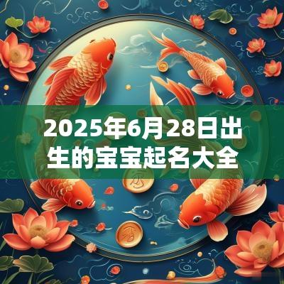 2025年6月28日出生的宝宝起名大全寓意成功的名字
