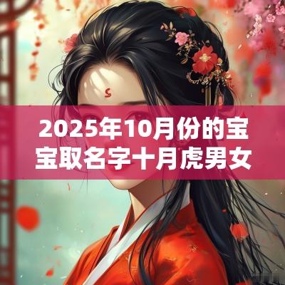 2025年10月份的宝宝取名字十月虎男女宝宝名字合集