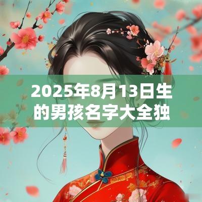 2025年8月13日生的男孩名字大全独特优秀的名字