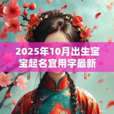 2025年10月出生宝宝起名宜用字最新颖名字大全精选