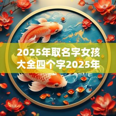 2025年取名字女孩大全四个字2025年出生的宝宝取名