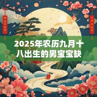 2025年农历九月十八出生的男宝宝缺火取名高分名字建议