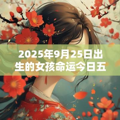 2025年9月25日出生的女孩命运今日五行缺木诗意取名
