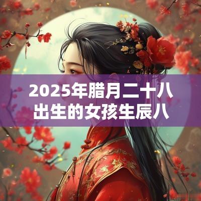 2025年腊月二十八出生的女孩生辰八字本日五行缺火取名