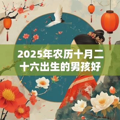 2025年农历十月二十六出生的男孩好吗缺木取名测试打分