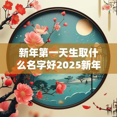 新年第一天生取什么名字好2025新年第一天宝宝取名推荐
