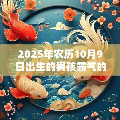 2025年农历10月9日出生的男孩霸气的名字起名大全