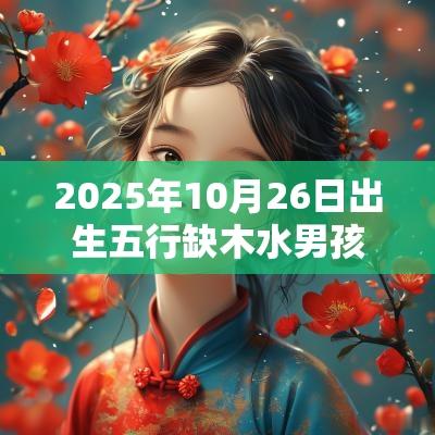 2026年10月26日出生五行缺木水男孩命运与八字取名字