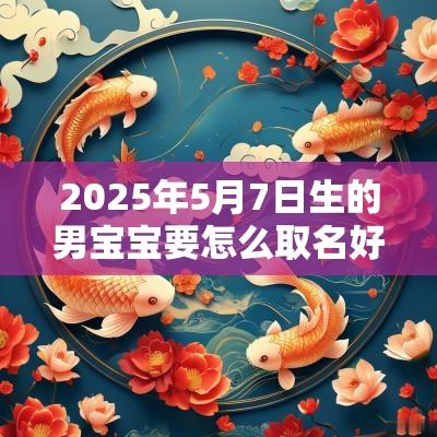 2025年5月7日生的男宝宝要怎么取名好运的蛇宝宝名字