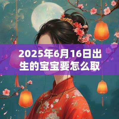 2025年6月16日出生的宝宝要怎么取名好听的女孩名字