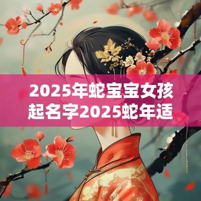 2025年蛇宝宝女孩起名字2025蛇年适合女宝宝的名字