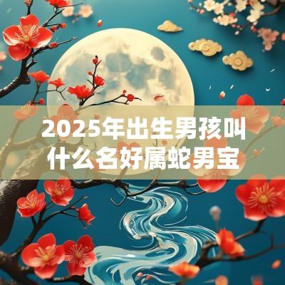 2025年出生男孩叫什么名好属蛇男宝宝最佳名字推荐