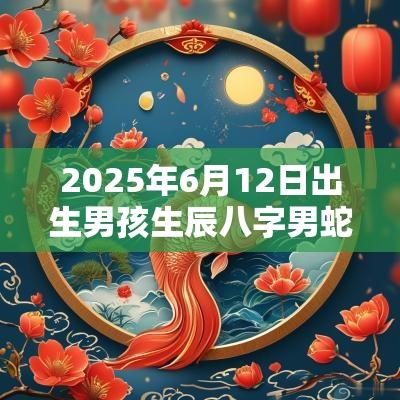 2025年6月12日出生男孩生辰八字男蛇宝宝的热门名字