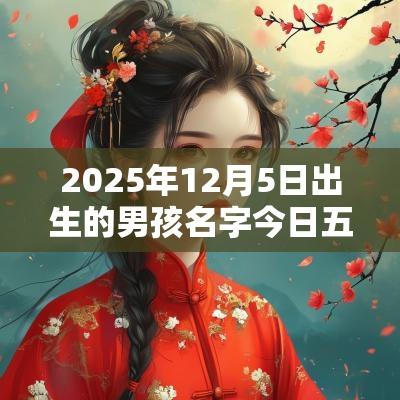 2025年12月5日出生的男孩名字今日五行缺木在线取名
