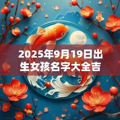 2025年9月19日出生女孩名字大全吉利的女蛇宝宝起名