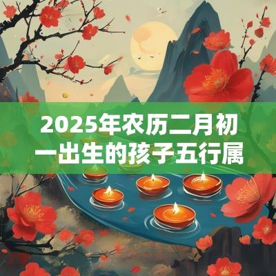 2025年农历二月初一出生的孩子五行属什么如何取名促运