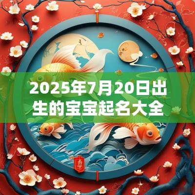 2025年7月20日出生的宝宝起名大全有诗意的女孩名字