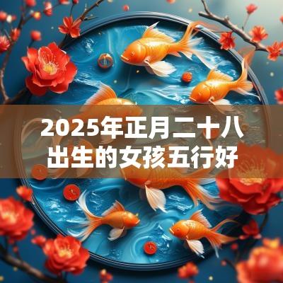 2025年正月二十八出生的女孩五行好吗五行缺水女孩名字