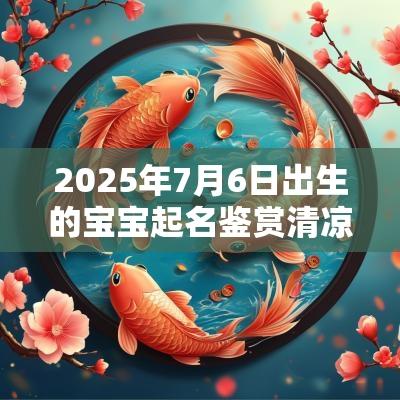 2025年7月6日出生的宝宝起名鉴赏清凉幽静的女孩名字