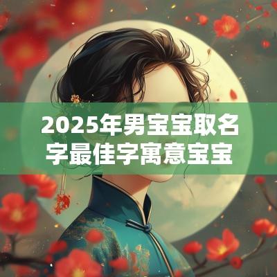 2025年男宝宝取名字最佳字寓意宝宝一帆风顺无往不利