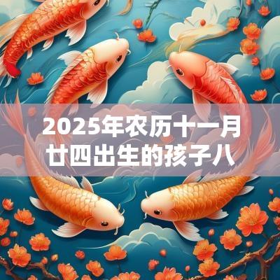 2025年农历十一月廿四出生的孩子八字命理分析及取名推荐