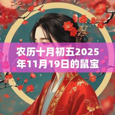 农历十月初五2025年11月19日的鼠宝宝生辰八字解析