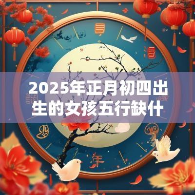2025年正月初四出生的女孩五行缺什么八字取名吉利用字