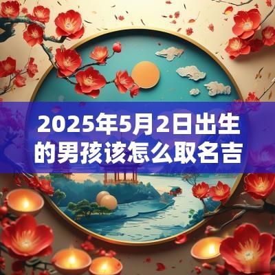 2025年5月2日出生的男孩该怎么取名吉祥安康名字分享