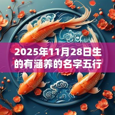 2025年11月28日生的有涵养的名字五行缺火孩子取名