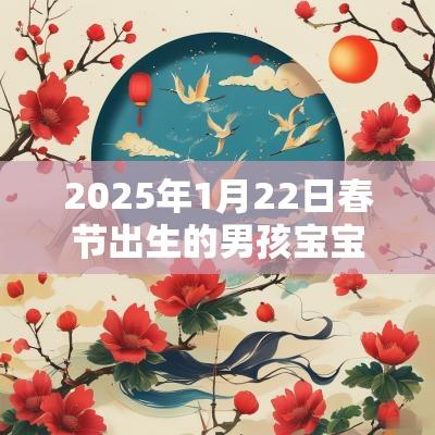 2025年1月22日春节出生的男孩宝宝生辰八字宝宝取名
