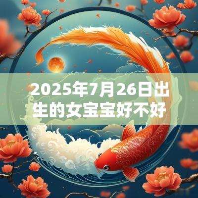 2025年7月26日出生的女宝宝好不好五行缺火八字取名