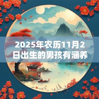 2025年农历11月2日出生的男孩有涵养的名字取名精选