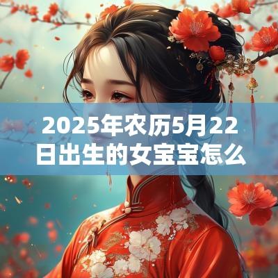 2025年农历5月22日出生的女宝宝怎么取名好听的名字