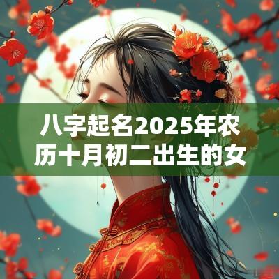 八字起名2025年农历十月初二出生的女孩取名如何补火