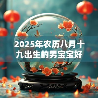 2025年农历八月十九出生的男宝宝好吗缺木免费取好名字