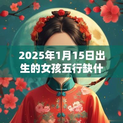 2025年1月15日出生的女孩五行缺什么怎么取名更高雅 2025年1月15日出生的女孩五行缺什么怎么取名更高雅